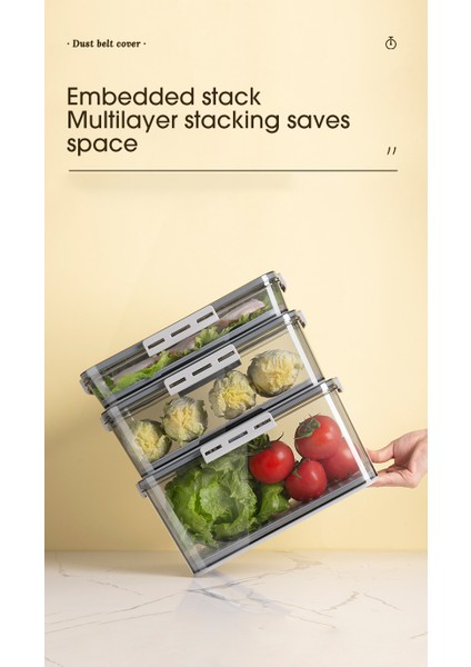 1 Adet Gri 1.5L Saklama Kutusu Yeni Frigeratör Şeffaf Yumurta Sebze Gıda Sınıfı Pet Plastik Kalınlaşmış Zaman Işleyişi Dondurulmuş Saklama Kutusu | Şişeler, Jars & Kutular (Yurt Dışından) modelleri