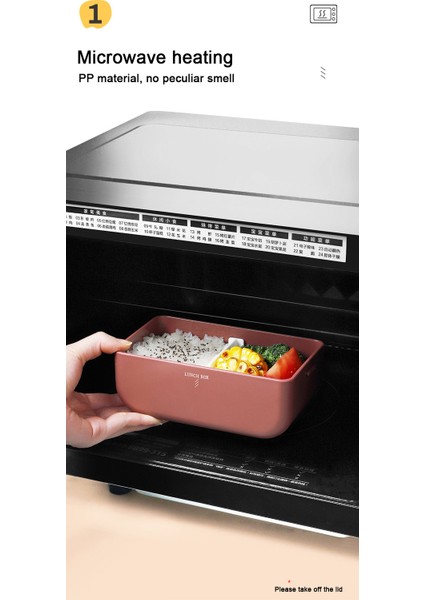 1 Adet Ofis Öğle Yemeği Kutusu Öğrenci Mikrodalga Yemek Çift Katmanlı Bento Kutusu Taşınabilir Sofra İle Sağlıklı Yemek Saklama Kabı | Öğle Yemeği Kutuları (Yurt Dışından) fırsatları