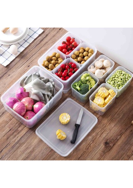 5 Adet / Takım Kutuları Gıda Saklama Kapları Kutusu Plastik Pirinç Tahıl Konteyner Buzdolabı Organizatör Kılıfı Meyve Et Balık Taze Taze | Şişeler, Kavanozlar Ve Kutular (Yurt Dışından) fırsatları