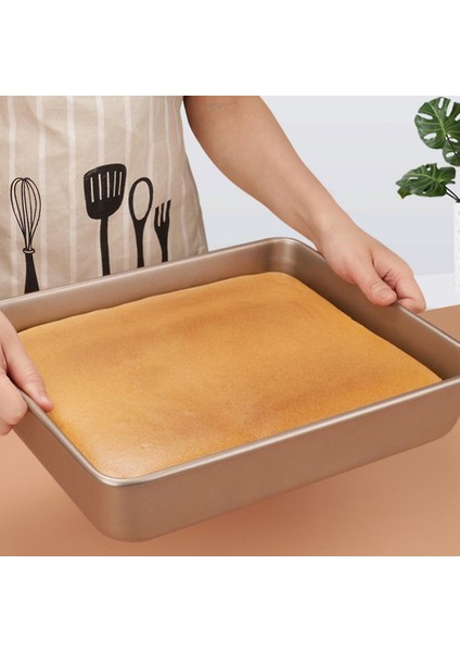 Homemiyn Yüksek Bakeware Yapışmaz Çerez Sac Pişirme Pan Metal Fırın Pişirme Tepsisi (28X22.9X4.7Cm) (Yurt Dışından) fırsatları