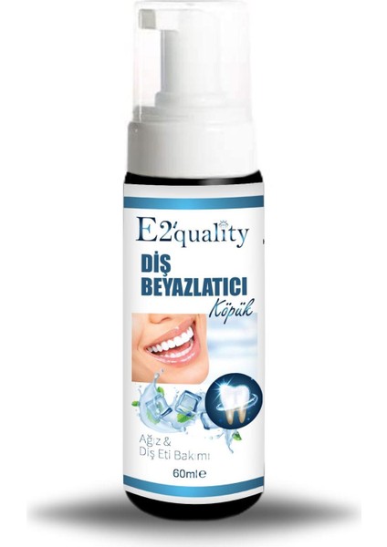 E2'quality Ağız Hijyeni Ferahlatıcı Köpük Diş Macunu 60 ml