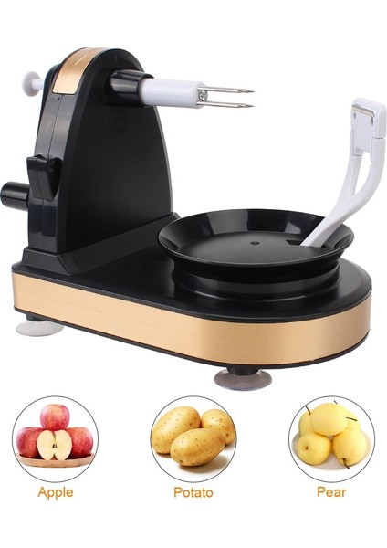 El Kranklı Apple Soyucu Kesici Dilimleme Patates Soyucu Mutfak Tüccar Kesici Işlevli Meyve Soyma Makinesi | Soyucular Ve Zesters (Yurt Dışından)