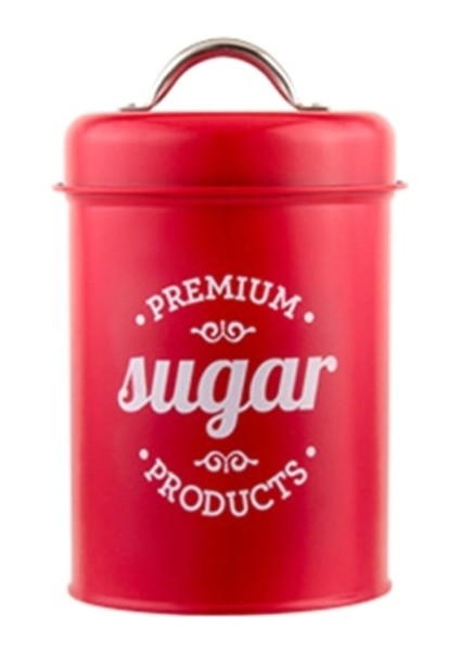 Kırmızı Ferforje Çay Teneke Kavanoz Şeker Şeker Kutusu Can Kahve Konteyner Kılıf Depolama Tankı Househould Mutfak Eşyaları | Depolama Şişeleri Ve Kavanoz (Yurt Dışından) fiyatları