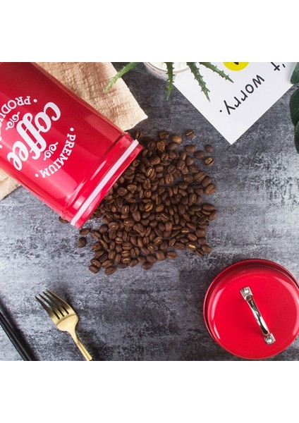 Kırmızı Ferforje Çay Teneke Kavanoz Şeker Şeker Kutusu Can Kahve Konteyner Kılıf Depolama Tankı Househould Mutfak Eşyaları | Depolama Şişeleri Ve Kavanoz (Yurt Dışından) fırsatları