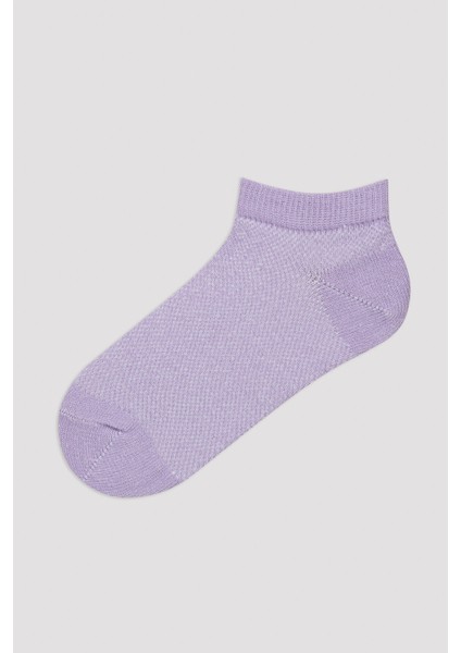 Kız Çocuk Basic Colorful 4lü Patik Çorap