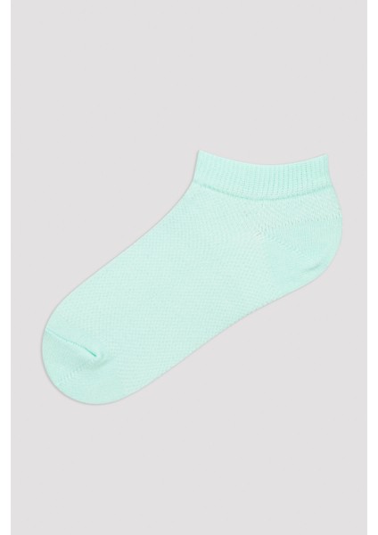 Kız Çocuk Basic Colorful 4lü Patik Çorap