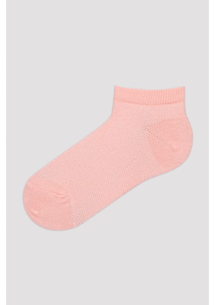 Kız Çocuk Basic Colorful 4lü Patik Çorap