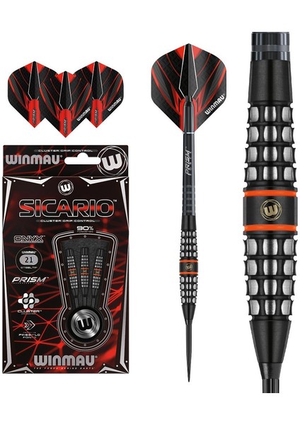Sicario Onyx %90 Tungsten 21GR Çelik Uçlu Dart Oku