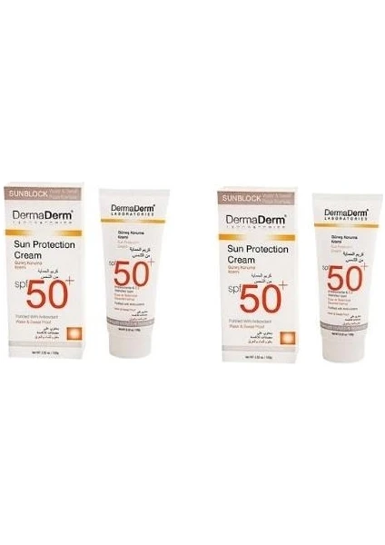 Spf 50+ Güneş Koruma Kremi 100 gr 2 Adet