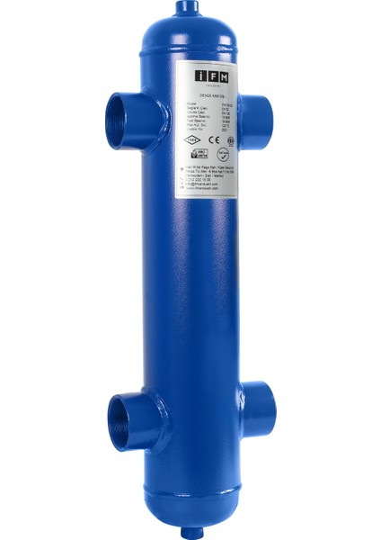 DN25 (1") Dişli Denge Kabı (Gövde Çapı: DN65)