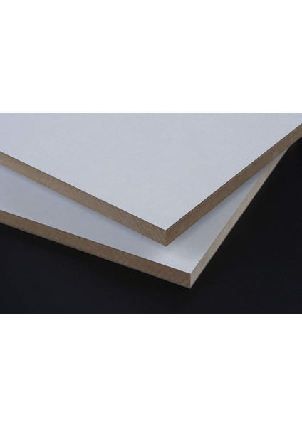 Ahşap Mdf Beyaz Laminat Kaplı Panel Plaka Tabaka