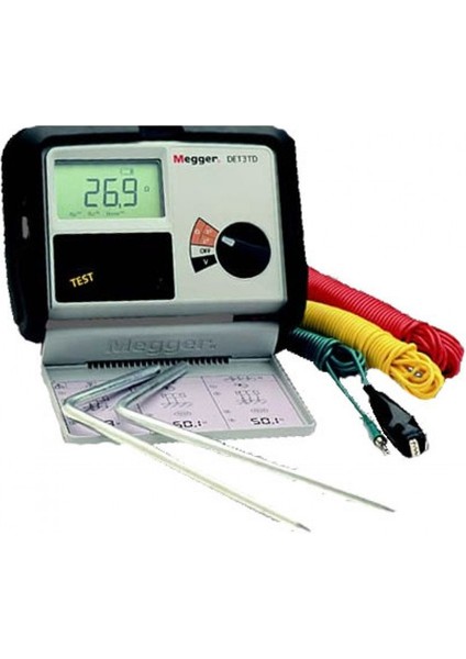 DET3TD Toprak Direnci Test Cihazı