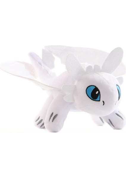 Ejderhanı Nasıl Eğitirsin Gecenin Öfkesi Dragon Siyah ve Beyaz 25 cm Peluş