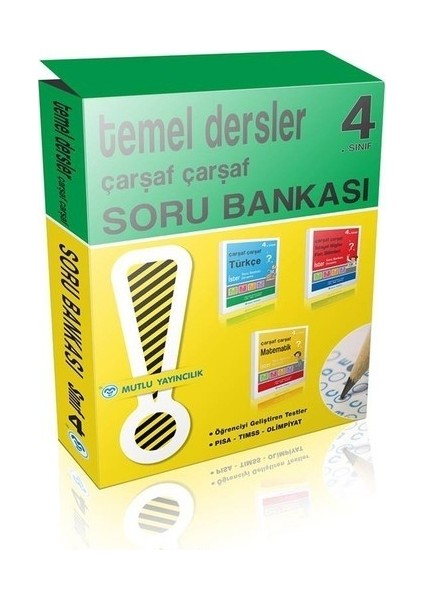 Çarşaf Soru Bankası Set 4. Sınıf