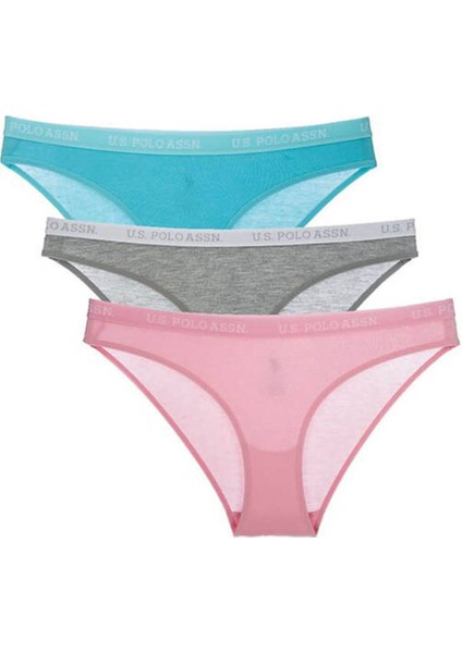 Bel Lastiği Baskılı Düşük Bel Slip 3'lü Paket 66119