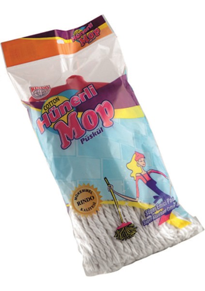 Hünerli Geniş Mop Püskül