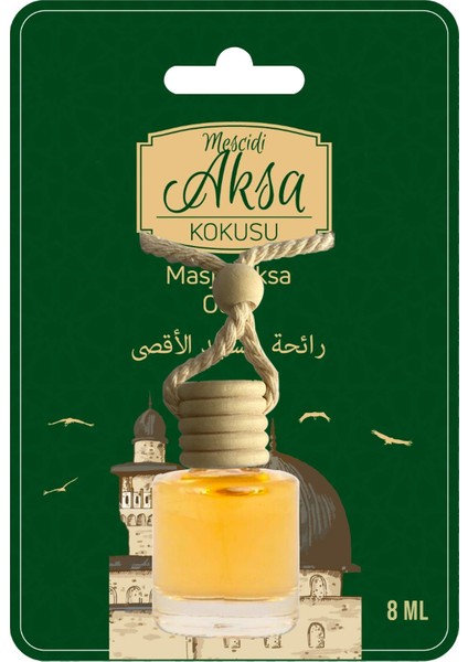 Mescidi Aksa Kokusu 8 ml Araba Kokusu Cam Şişe