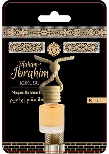 Makamı Ibrahim Kokusu 8 ml Araba Kokusu Cam Şişe