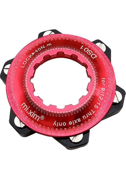 Bisiklet Merkezi Kilit Adaptörü Ultralight 6-Cıvata Rotor Dönüştür Flanş Contası Kırmızı(Yurt Dışından)