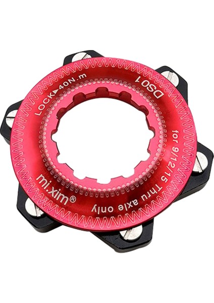 Bisiklet Merkezi Kilit Adaptörü Ultralight 6-Cıvata Rotor Dönüştür Flanş Contası Kırmızı(Yurt Dışından)