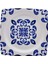Ethnic Blue 24 Parça Kare Porselen Yemek Takımı 5