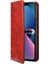 Apple iPhone 13 Pro Max Için 055 Serisi Çizilmeye Düşmeye Dayanıklı Pu Deri+Tpu Cüzdan Tasarımlı Standlı Telefon Kılıfı - Kırmızı (Yurt Dışından) 2
