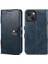 Apple iPhone 13 Mini Için 234 Serisi Tpu + Pu Deri Standlı Telefon Kılıfı - Mavi (Yurt Dışından) 1
