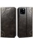 Apple iPhone 11 Pro Max Için 055 Serisi Çizilmeye Düşmeye Dayanıklı Pu Deri+Tpu Cüzdan Tasarımlı Standlı Telefon Kılıfı - Siyah (Yurt Dışından) 1