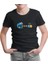 Pac-Man - Kurabiye Canavarı Siyah Çocuk Tshirt 1