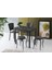 Smart Mutfak Masa 2 Sandalye 2 Tabure Set 60x90 cm 1