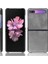 Galaxy Z Flip Için Deri Kaplamalı Sert Pc Telefon Kılıfı - Gri (Yurt Dışından) 1