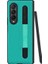 Galaxy Z Fold3 5g Için Kalem Bölmeli Deri Kaplamalı Tpu Telefon Kılıfı - Yeşil (Yurt Dışından) 5