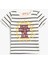 Bisiklet Yaka Normal Kalıp Çizgili Çok Renkli Bebek T-Shirt - 2SMB10022TK 1