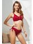 Curly Soft Pedli Toparlayıcı Bikini Bordo 221219 1