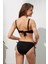 Sole Kaplı Toparlayıcı Balenli Bikini Siyah 221217 2