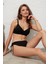 Sole Kaplı Toparlayıcı Balenli Bikini Siyah 221217 4