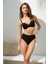 Melida Kaplı Parçalı Bikini Siyah 221223 1