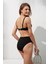 Melida Kaplı Parçalı Bikini Siyah 221223 2