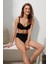 Melida Kaplı Parçalı Bikini Siyah 221223 4