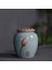 Çin Tarzı Retro Çay Depolama Kavanozları Mini Şeker Kase Kapak İle Lotus Desen Şeker Kavanoz Şişesi Mutfak Baharatları Seramik Kavanozdepolama Şişeleri Ve Kavanozlar (Mavi) (Yurt Dışından) 2