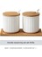 Nordic Seramik Baharat Kutusu Baharat Pot Set Ev Mutfak Baharat Pot Biber Tuz Şeker Kase Baharat Şişesi | Şişeler, Kavanozlar Ve Kutular (Beyaz) (Yurt Dışından) 1