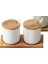 Nordic Seramik Baharat Kutusu Baharat Pot Set Ev Mutfak Baharat Pot Biber Tuz Şeker Kase Baharat Şişesi | Şişeler, Kavanozlar Ve Kutular (Beyaz) (Yurt Dışından) 4