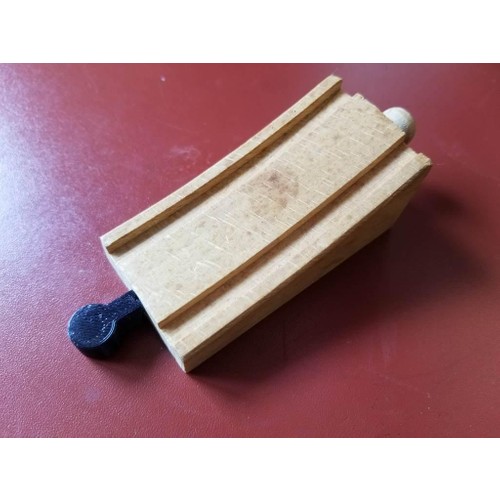 wooden train track pegs