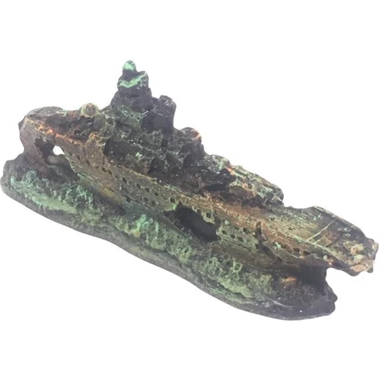 Oripet Akvaryum Dekoru Küçük Savaş Gemisi 13X5 cm