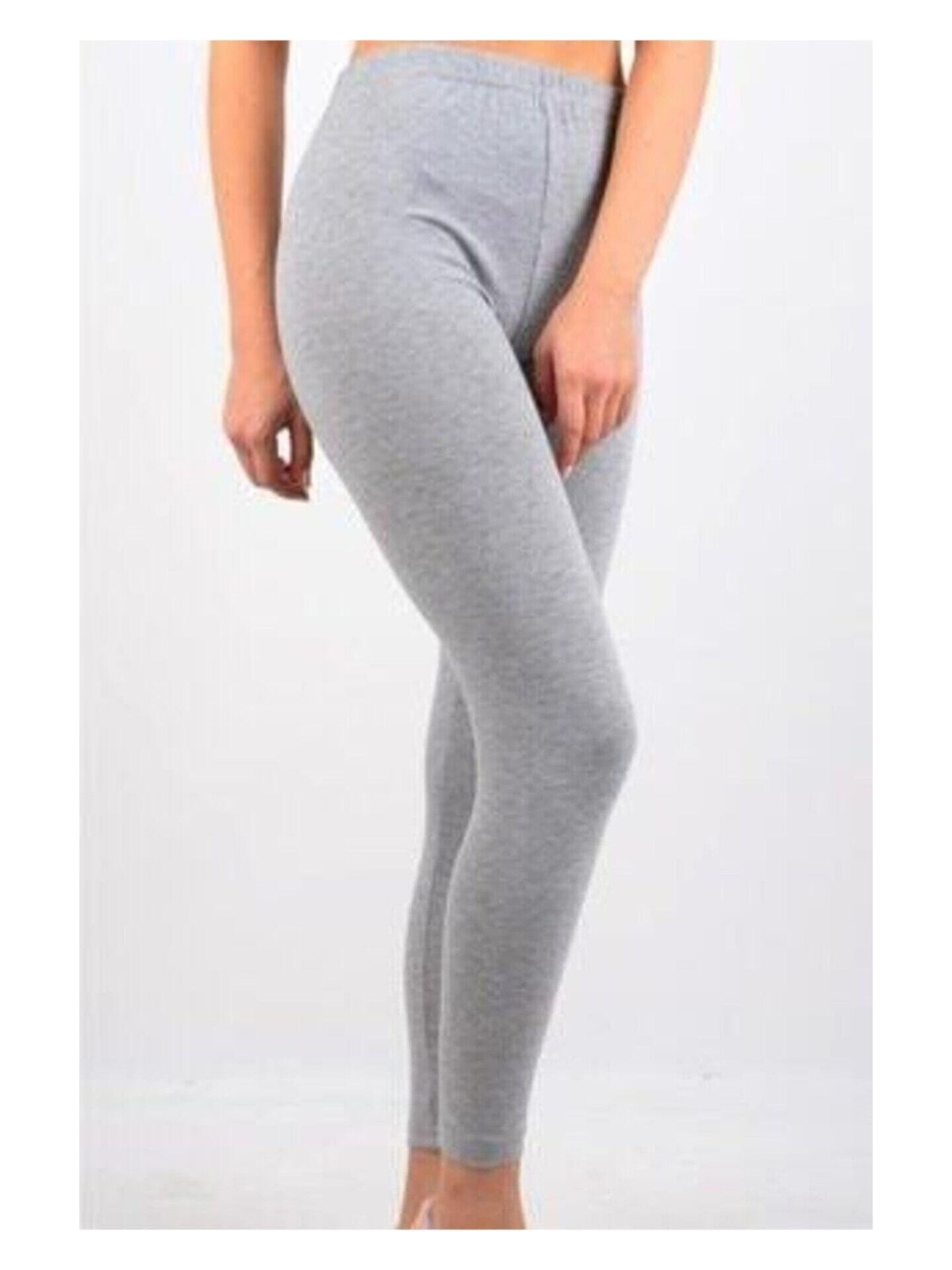 Kota Kadın Penye Elastan Düz Tayt 4000 - 1 Adet - Görsel 4