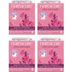 Natracare 4'lü Set Ultra Ekstra Kanatlı Ped Uzun Gece Organik ve Doğal Konfor Sunar