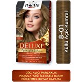 Palette Deluxe Yoğun Renkler 8-01 Küllü Açık Kumral Saç Boyası