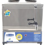 İdeal Çelik Ideal 20 L Çift Demlikli Elektrikli Çay Çay Ocağı Kazanı Pleytsiz