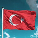 Türk Bayrağı Raşel Kumaş 100X150 cm
