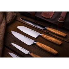 Solingen Felix Dövme Çelik Profesyonel Santoku Bıçağı 16 cm